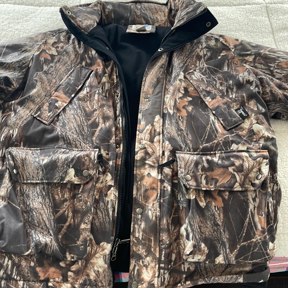 VINTAGE TROPHY CLUB CAMO JACKET SIZE XL